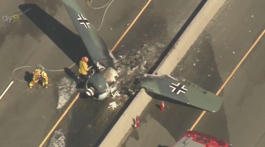 Plane crash on 101 Freeway: Both directions of 101 Freeway closed in ...