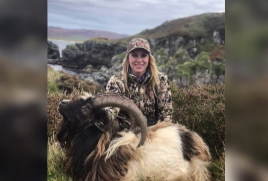 American hunter Larysa Switlyk under fire for killing wild goats in ...