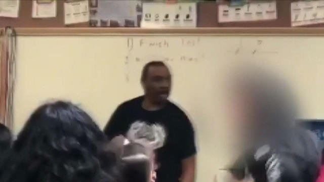 High school teacher arrested after allegedly punching student - CBS News