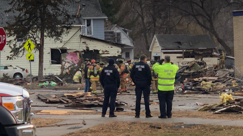 House explosion today Minnesota authorities investigate after home is