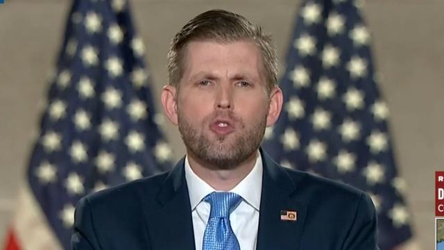Tiffany and Eric Trump make pitch to voters on second night of ...