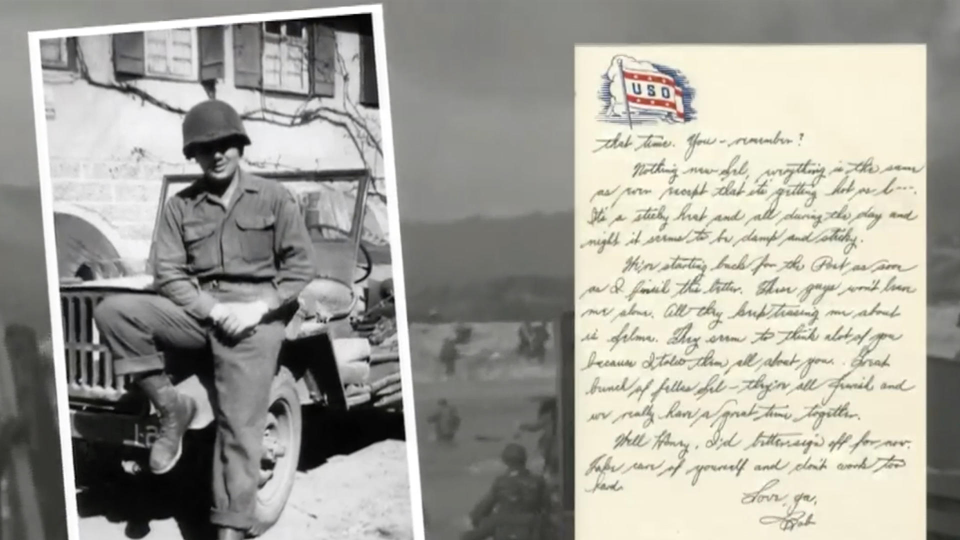 WWII VMAIL & HANDWRITTEN LETTERS SCRAPBOOK