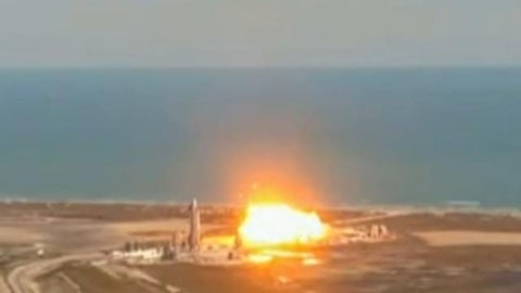 SpaceX Starship prototype explodes on landing in test flight mishap ...
