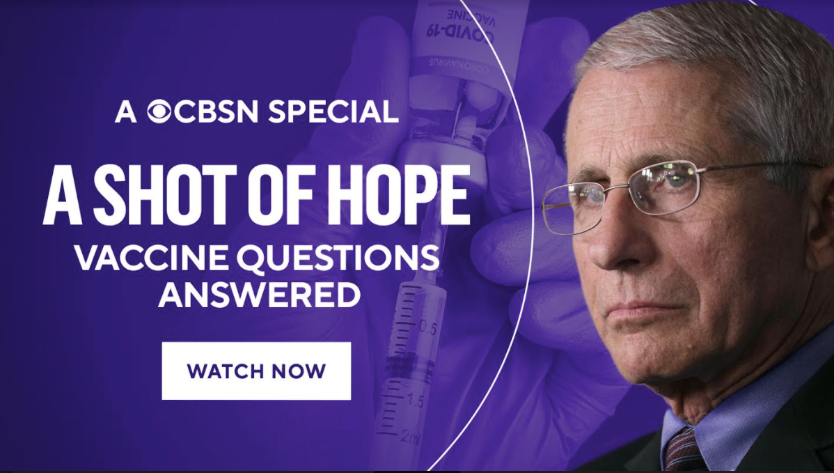 Dr. Fauci answers coronavirus vaccine questions in cbsn special