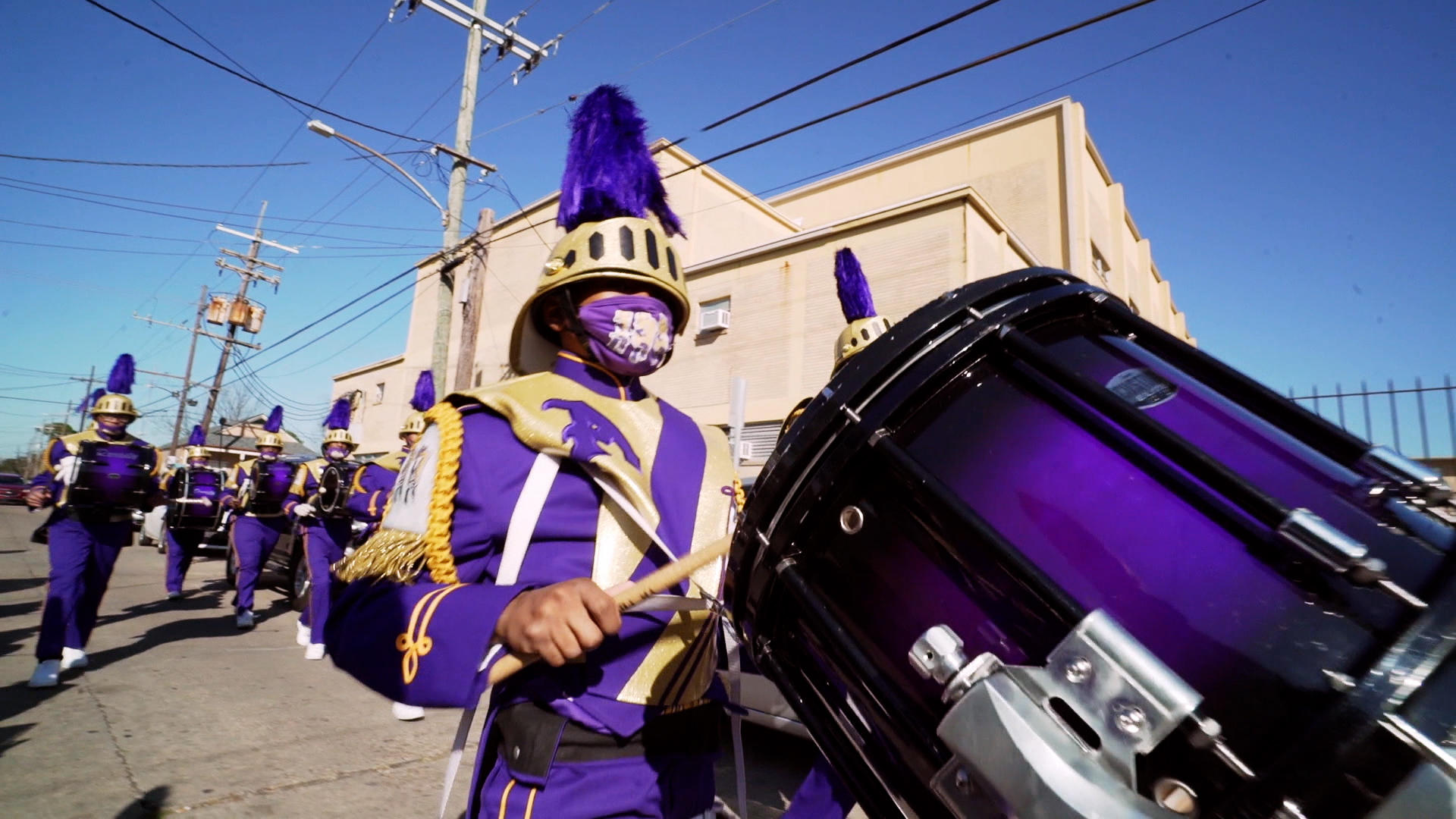 New Orleans' St. Augustine High School Marching Band, the self