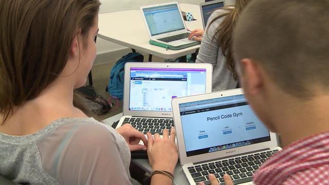 School Coding Byte In a Boston school, computer code in every class - CBS News