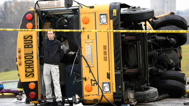 3 dead in Tennessee double school bus crash - CBS News