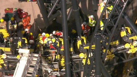 UK roller coaster crash leaves 4 with 