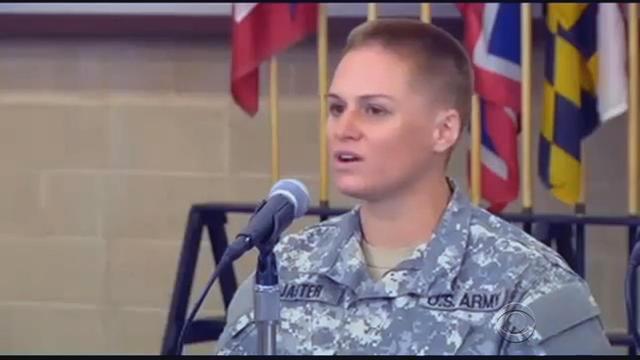 Third female Army Ranger on graduating: 