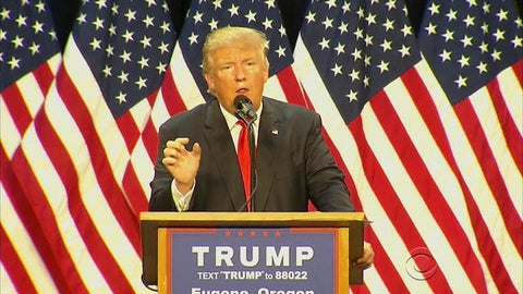 Donald Trump attacks Republicans, Democrats alike - Election 2016 - CBS ...