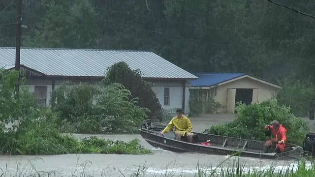 State of emergency declared in La. over deadly flooding - CBS News