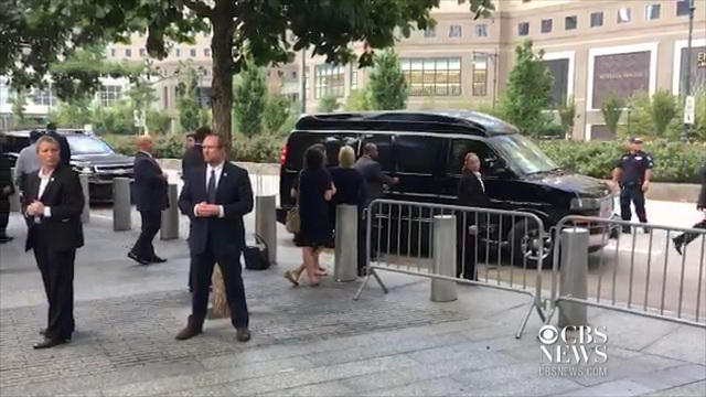 Hillary Clinton left 9/11 memorial ceremony after feeling 