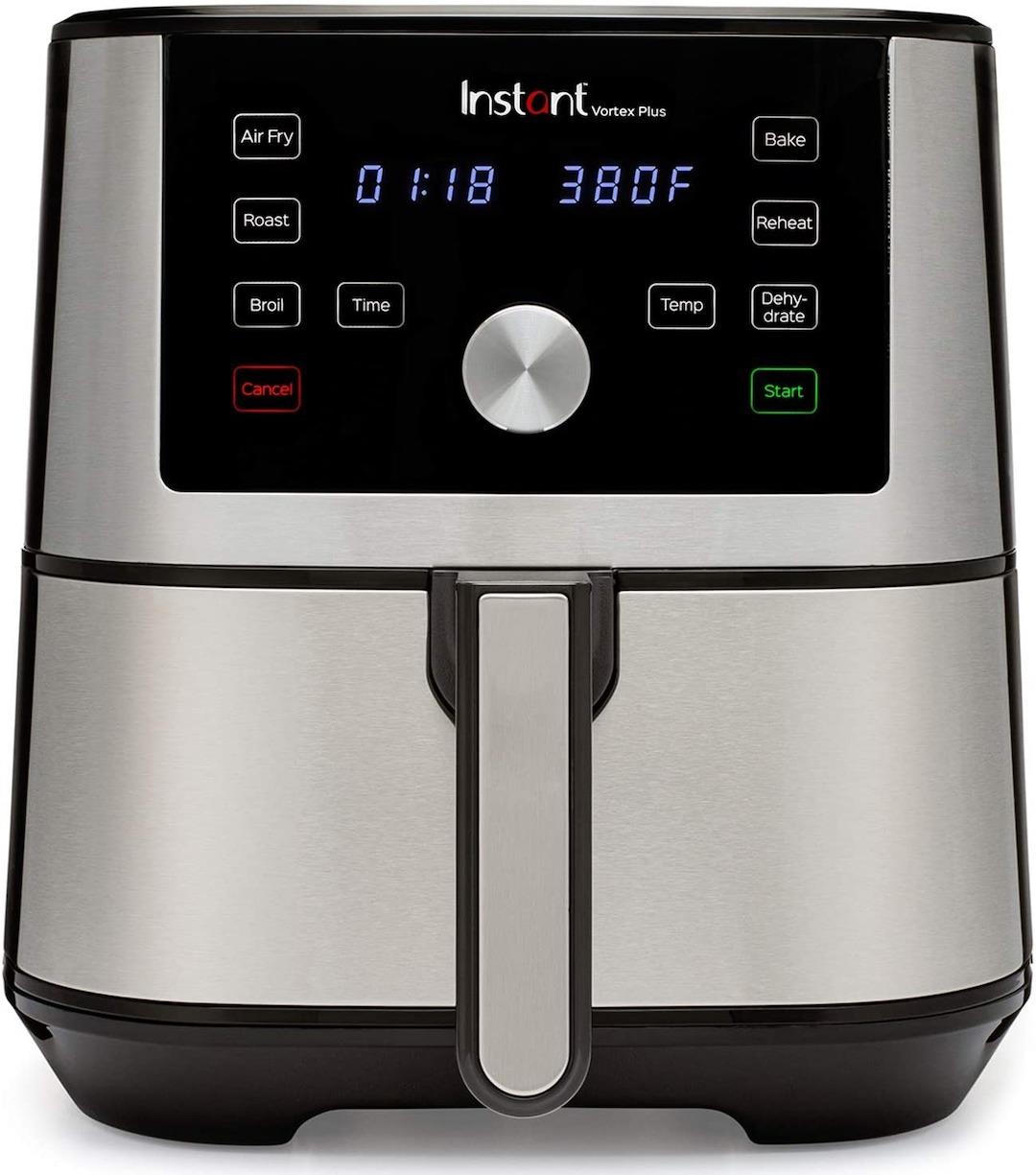 Instant Pot Vortex Plus 6-in-1 Air Fryer, 6 Quart, 6 One-Touch Programs, Air Fry, Roast, Broil, Bake, Reheat, and Dehydrate 