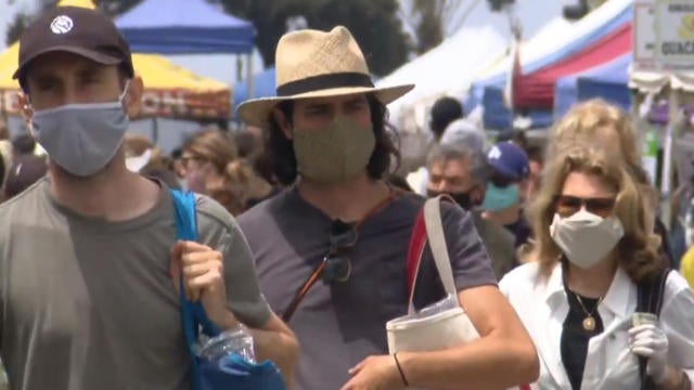 Los Angeles County urges masks indoors as Delta variants spreads - CBS News
