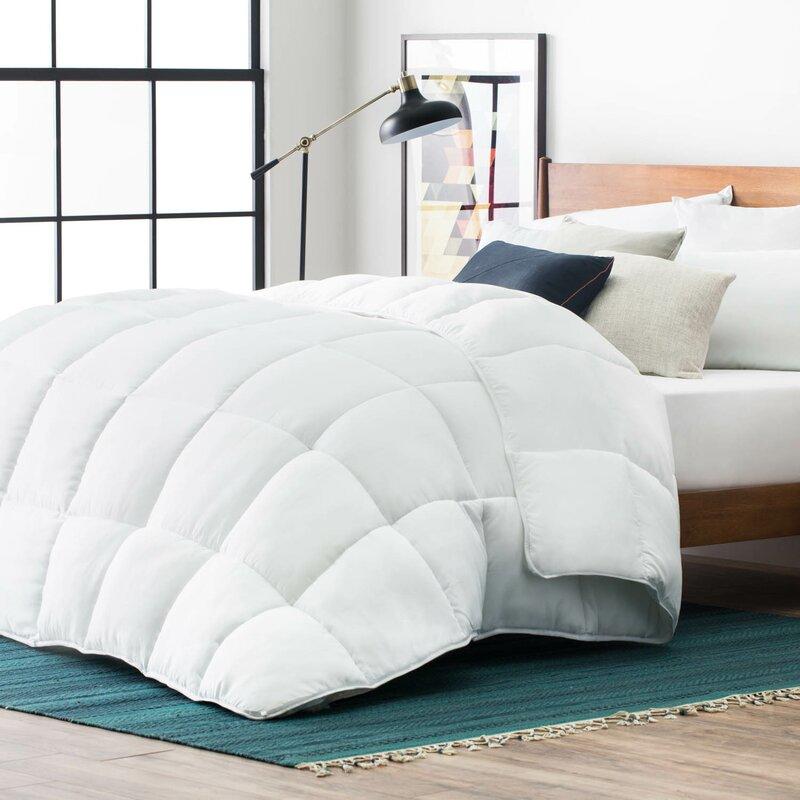 All season microfiber-down alternative comforter 