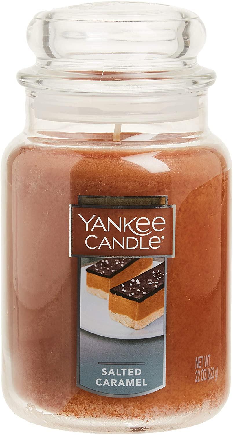 Yankee Candle large jar salted caramel candle 