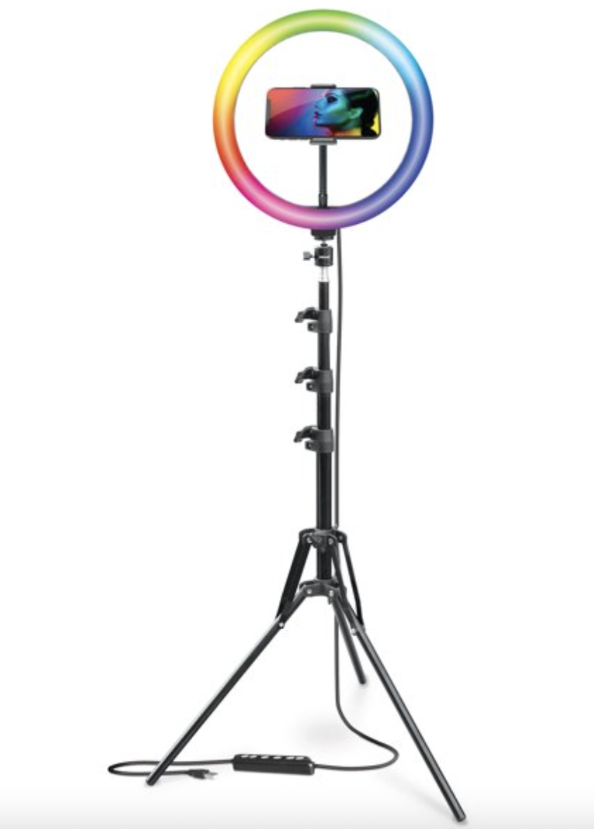 Bower 12" RGB ring light studio kit with special effects 