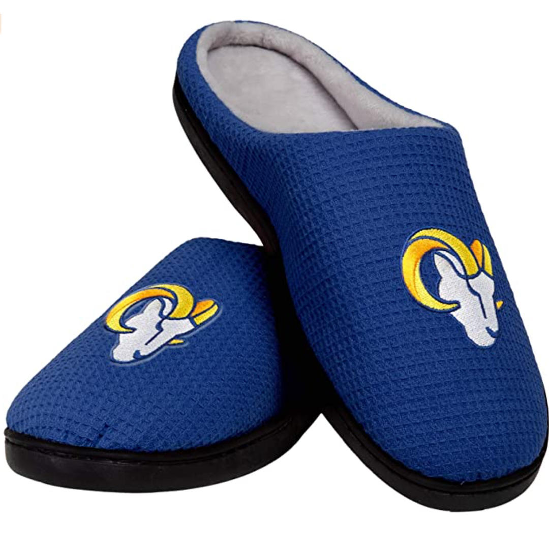 Foco NFL team logo memory foam slide slippers 