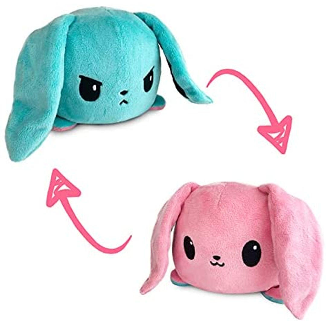 TeeTurtle reversible bunny (pink and blue pastel) 