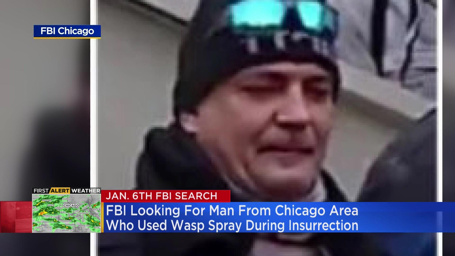 FBI seeking man accused of using wasp spray on federal officer during ...