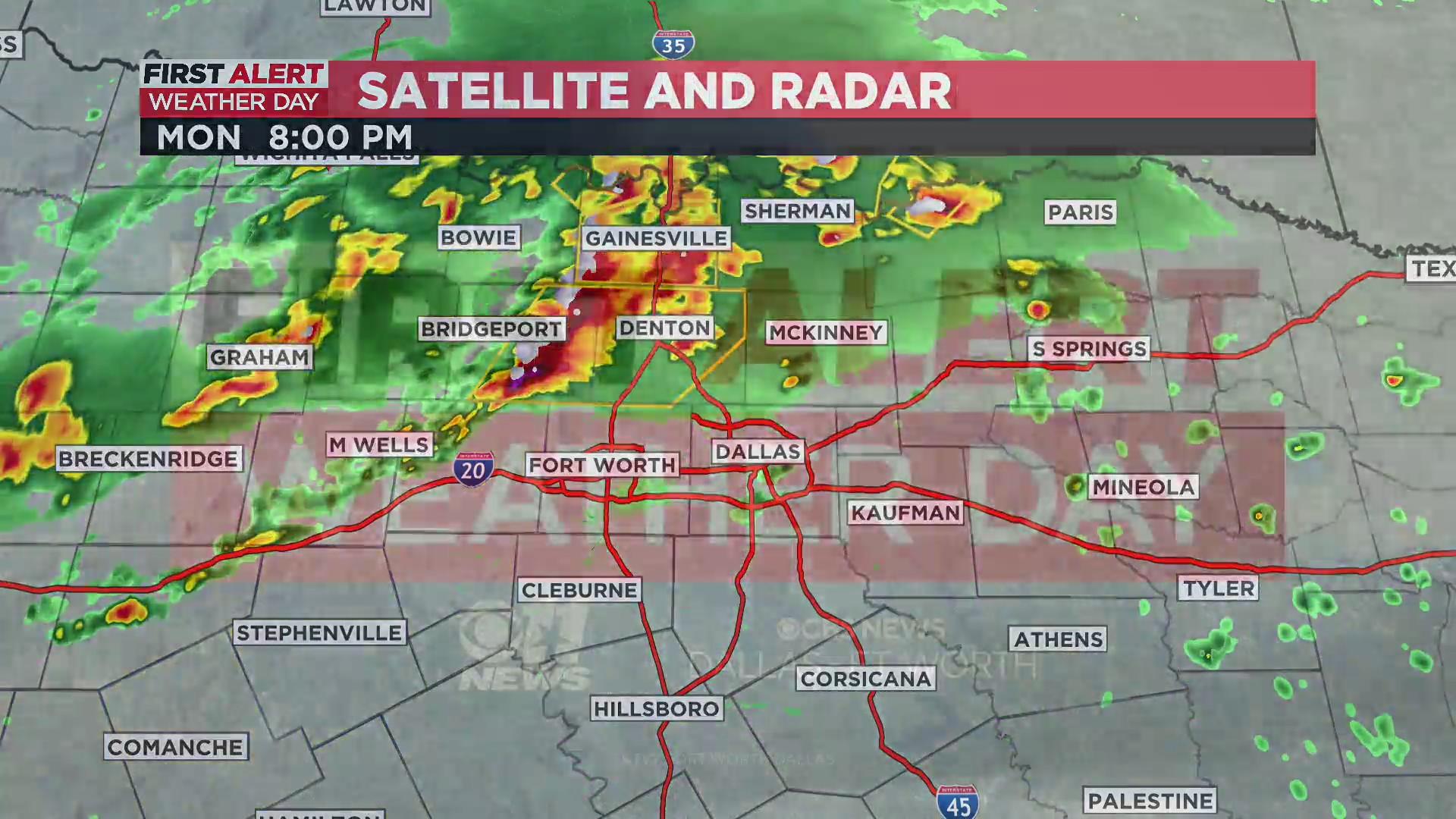 First Alert Weather Day: Tornadoes threaten parts of North Texas - CBS ...