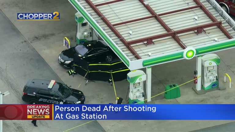 One person dead in shooting at South Holland gas station - CBS Chicago