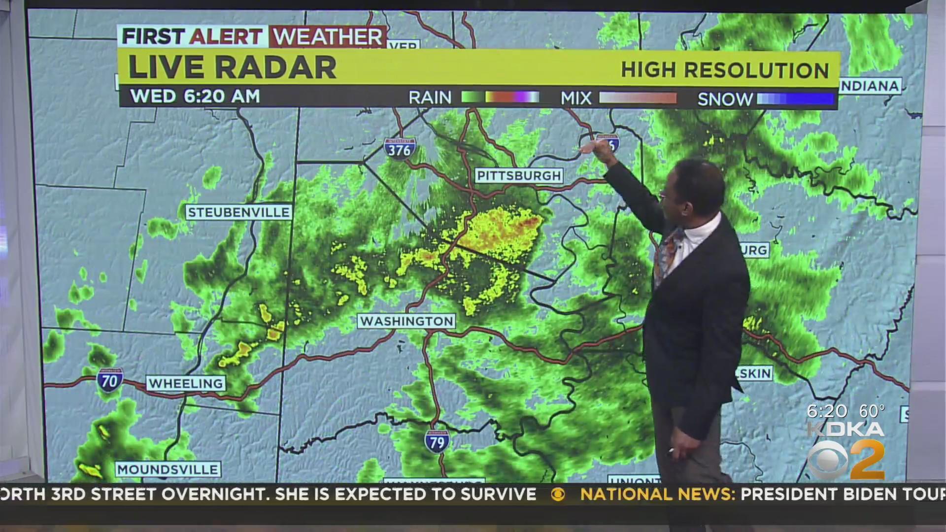 Pittsburgh Weather: Morning rain will taper off throughout the day ...