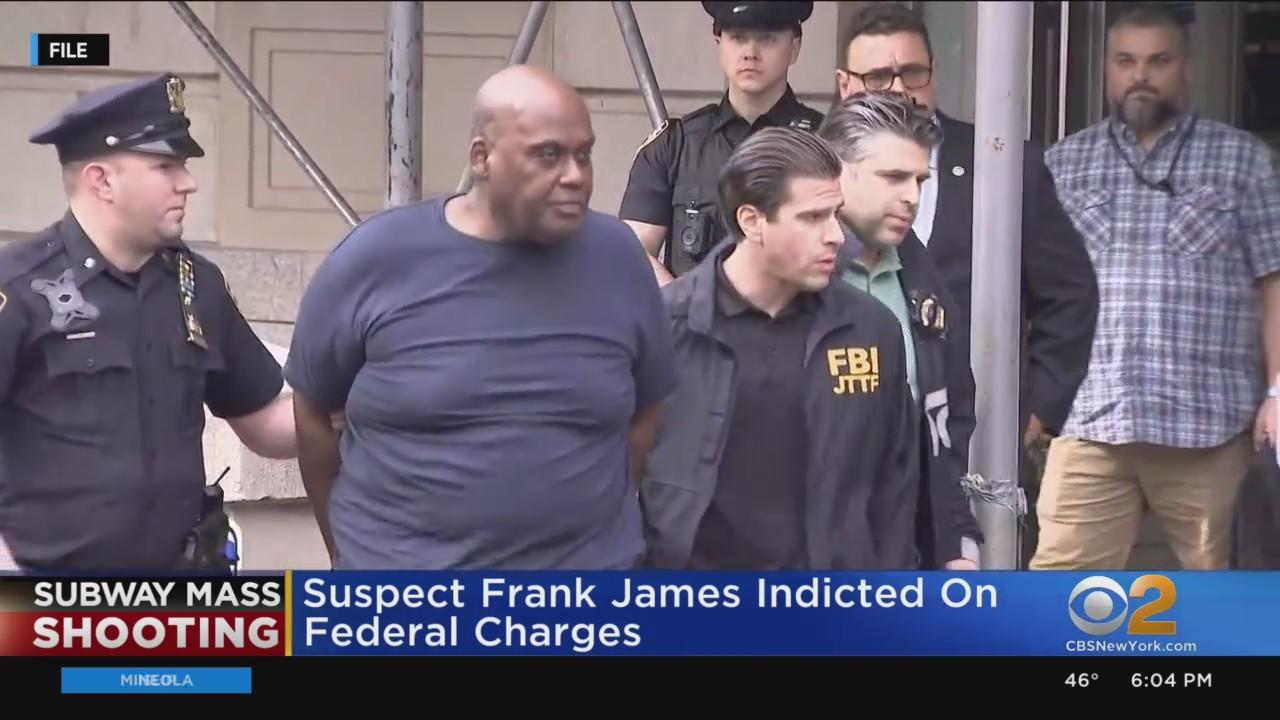 Brooklyn subway mass shooting suspect Frank James indicted - CBS New York