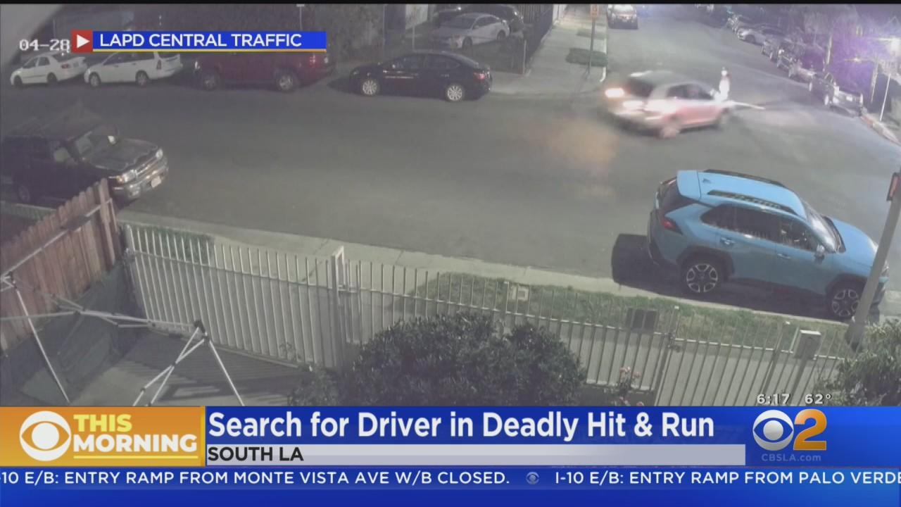 Driver wanted in fatal hit-and-run of 75-year-old man in South LA - CBS ...