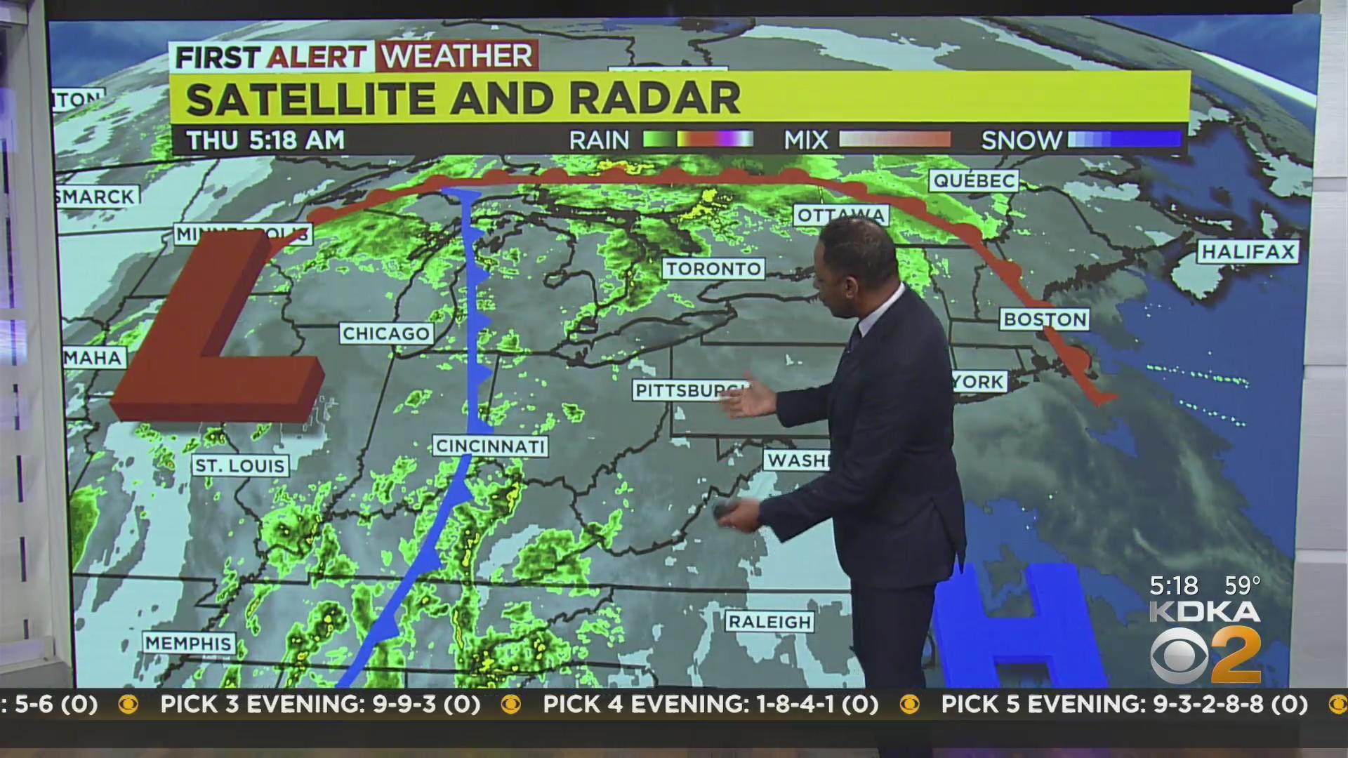 Pittsburgh Weather: Severe weather possible on Thursday - CBS Pittsburgh