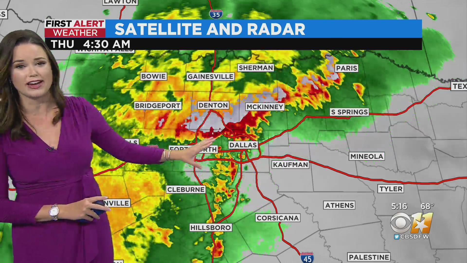 First Alert Weather: storms bring heavy rain, lightning to North Texas ...