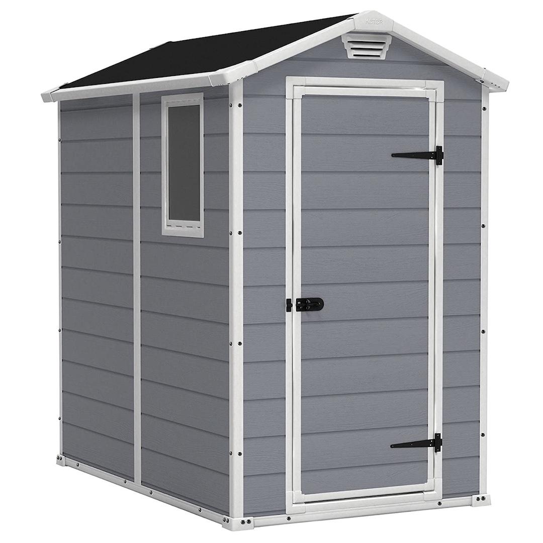 KETER Manor 4x6 Resin Outdoor Storage Shed 