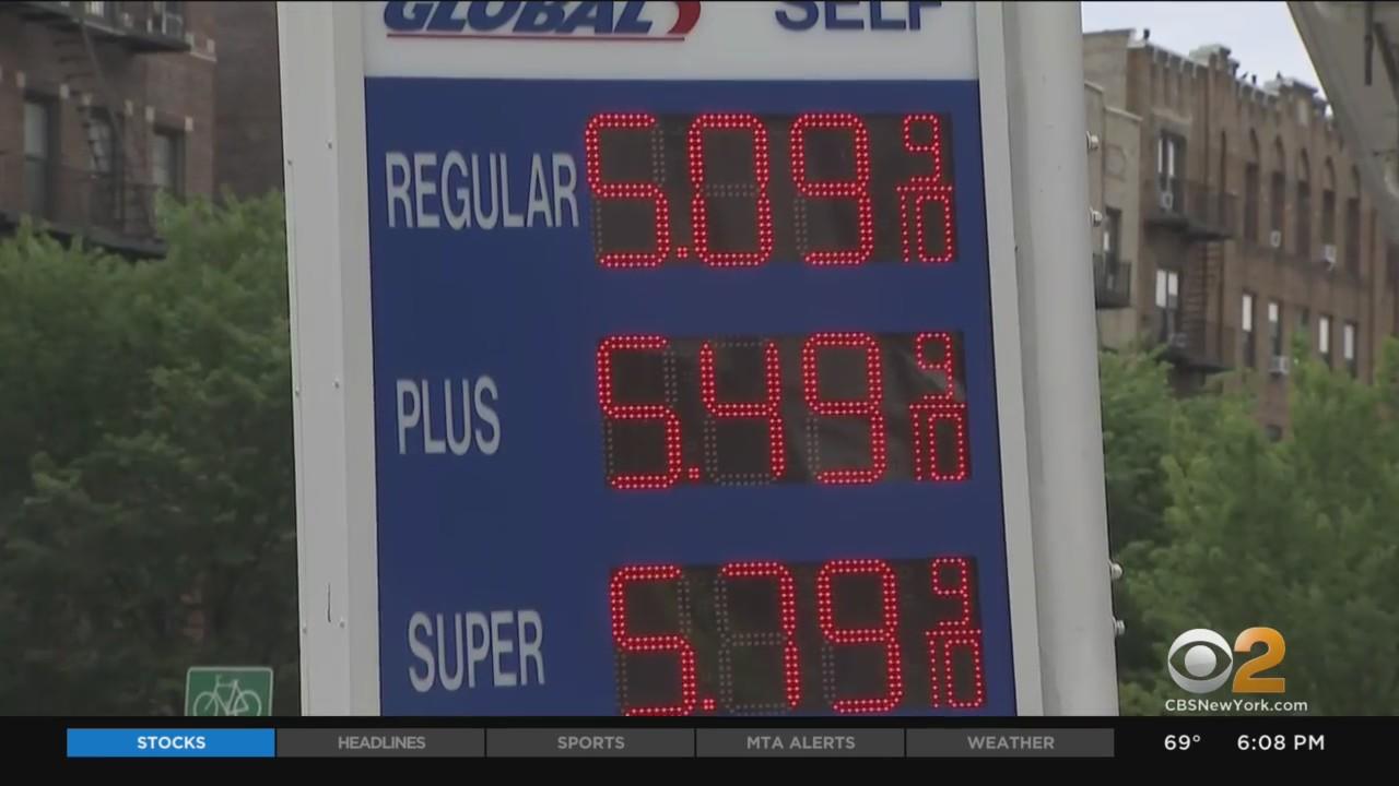 All-time high gas prices impacting New Yorkers' summer plans - CBS New York