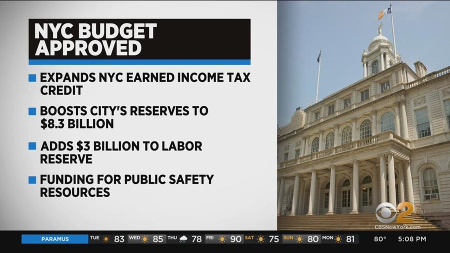 New York City Council passes record $101 billion budget deal - CBS New York