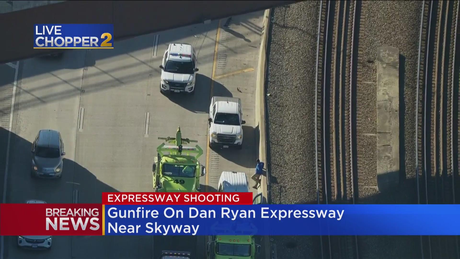 Shots fired on outbound Dan Ryan near Chicago Skyway; lanes shut down ...