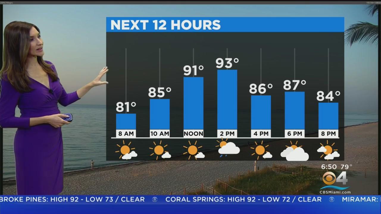 Miami Weather: Friday will be a hot one, spotty showers for weekend ...
