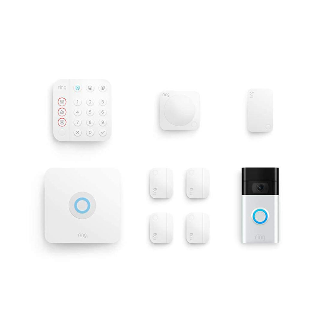 Ring Alarm 8-piece kit with Ring Video Doorbell 