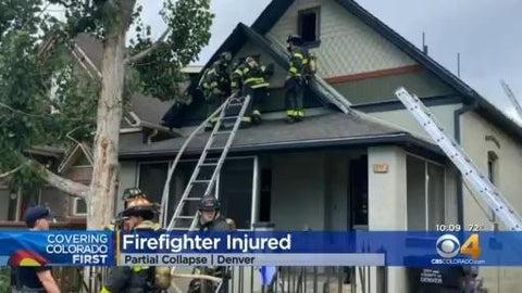 Denver firefighter hurt during partial collapse responding to house ...