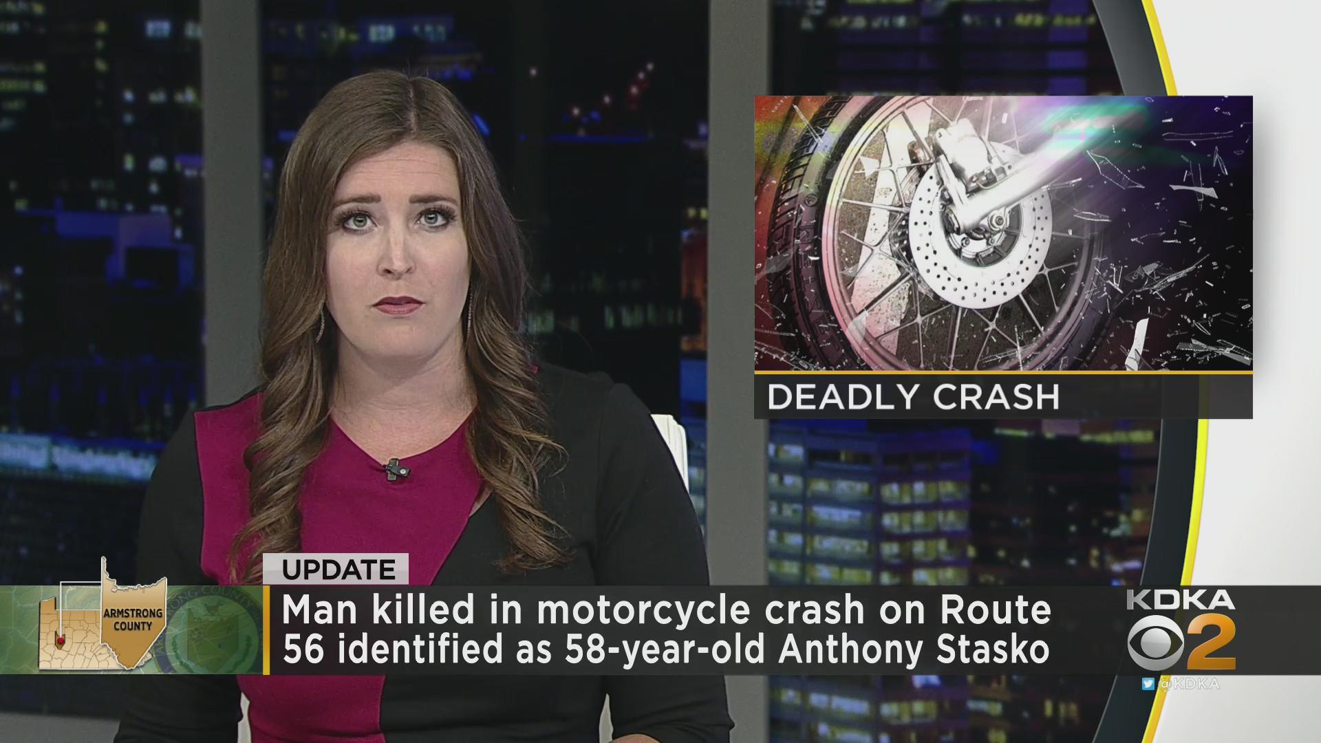 Man killed in motorcycle crash in Kiski Township - CBS Pittsburgh