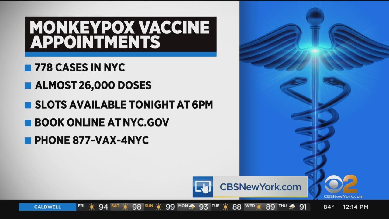 More monkeypox vaccine appointments open in New York City on Friday ...