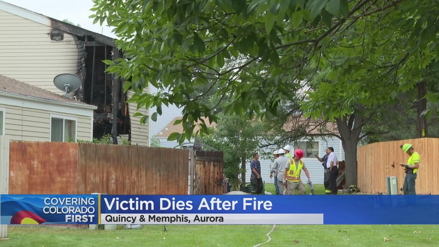 1 dies after being found inside burning home in Aurora - CBS Colorado
