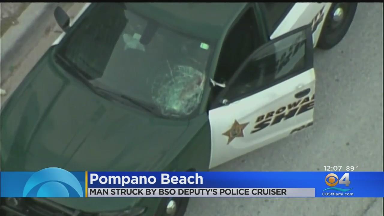 Broward sheriff's deputy involved crash in Pompano Beach - CBS Miami