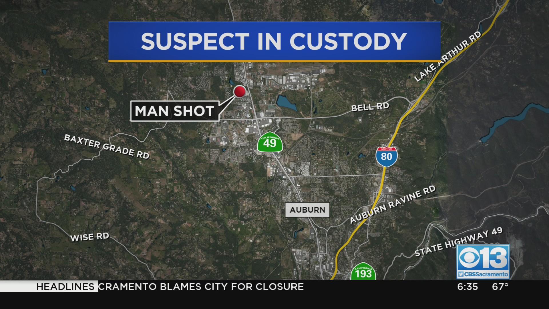 Man, 40, arrested for allegedly shooting at other man in Placer County ...