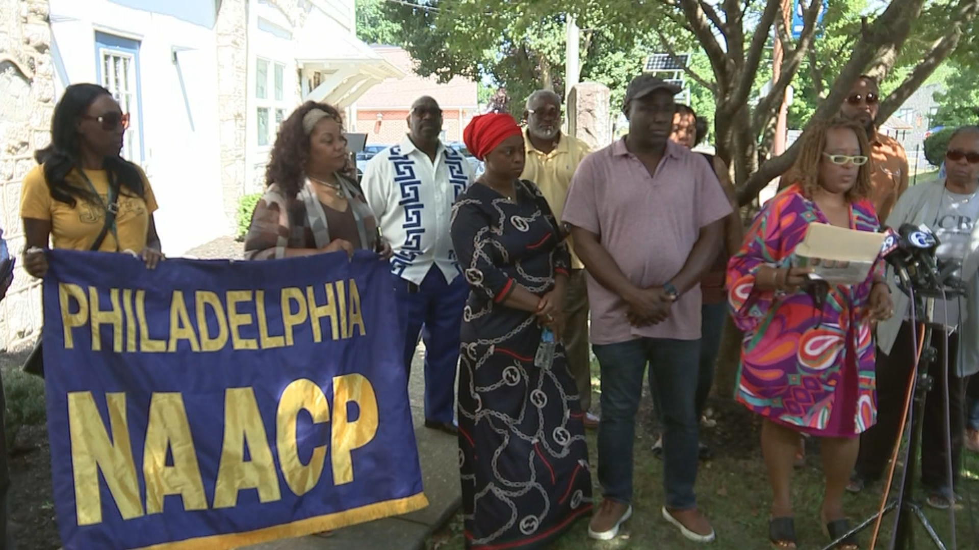 Local NAACP Gathers In Sharon Hill Ahead Of Planned Protest Over