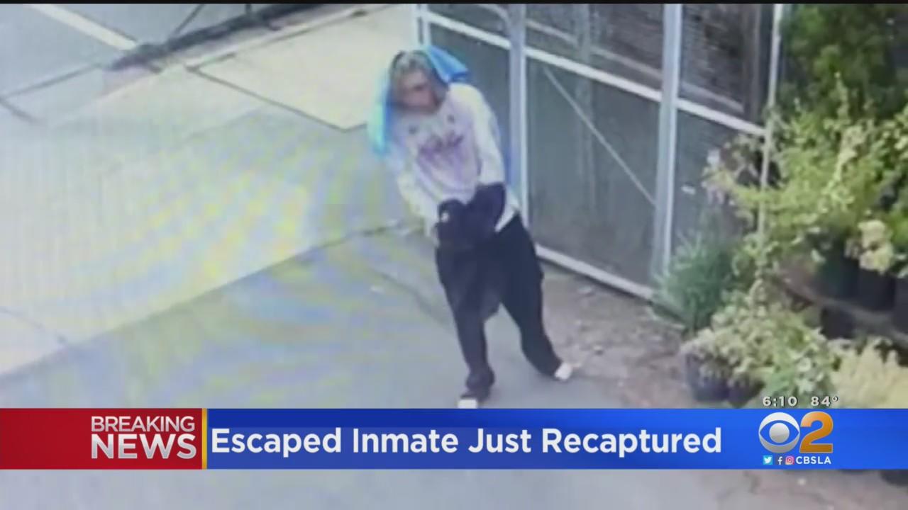 Escaped inmate prompts large scale manhunt in West Hollywood - CBS Los ...