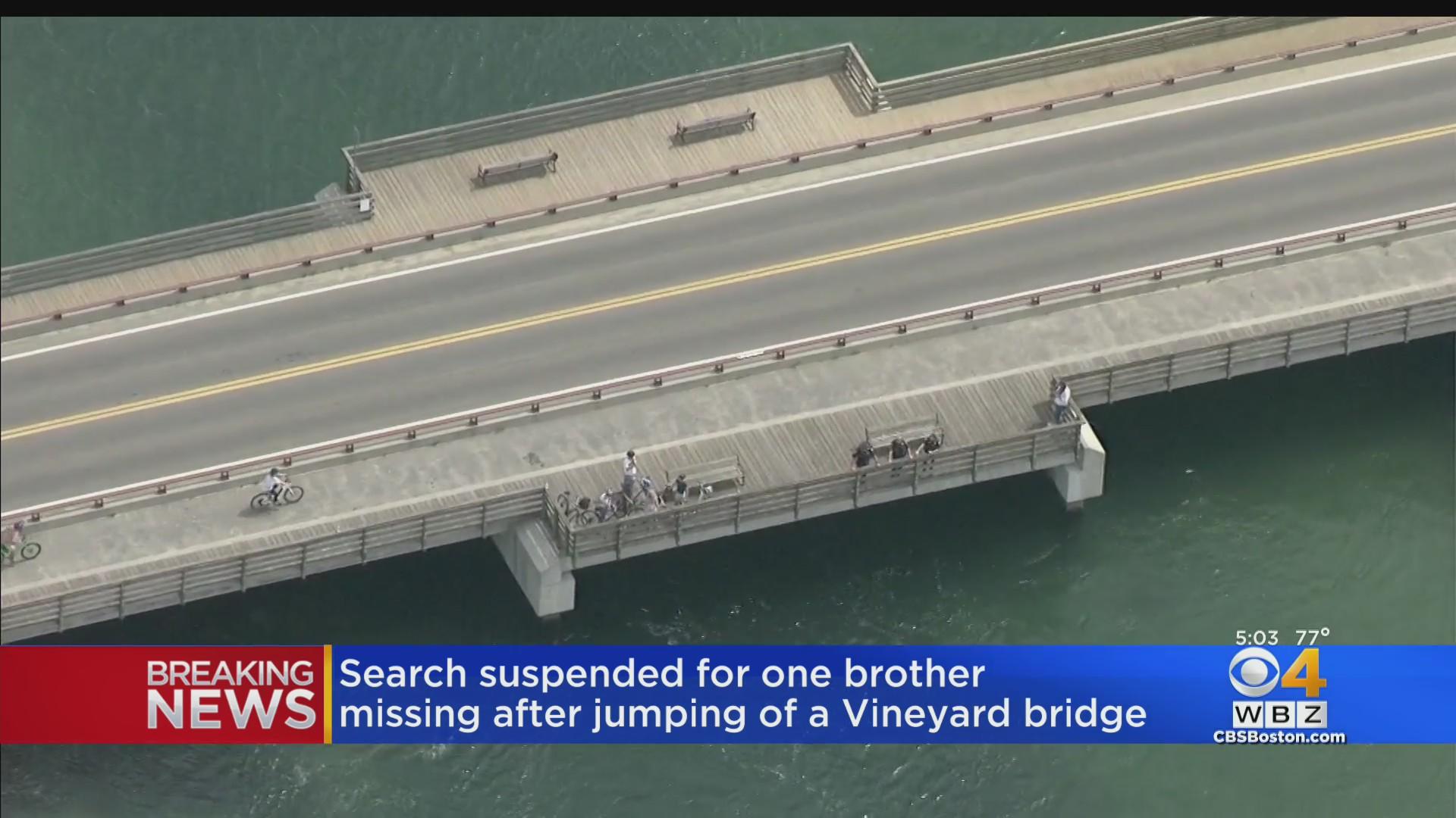 1 dead, 1 still missing after group jumps off "Jaws Bridge" in Martha's