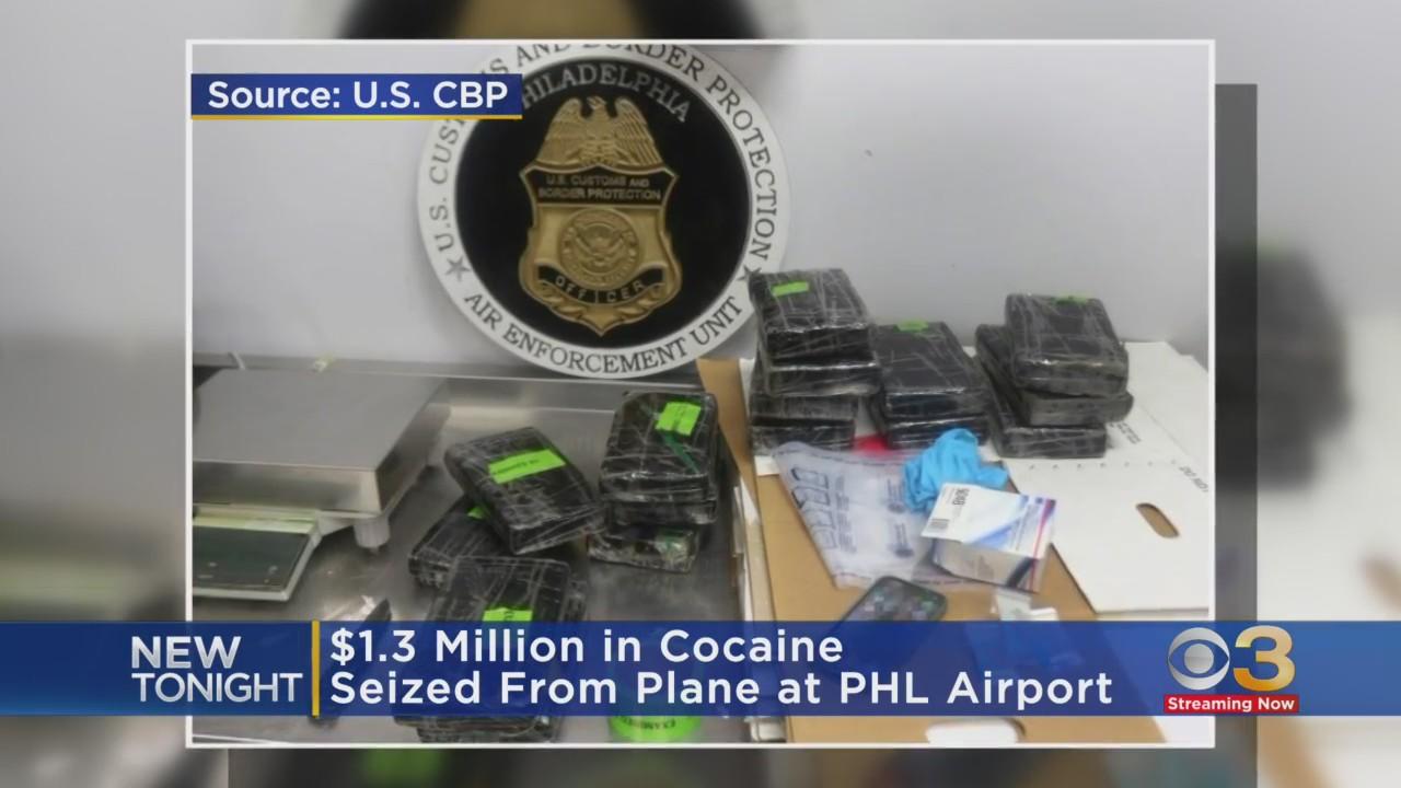More than 40 pounds of cocaine seized on passenger plane at PHL from ...