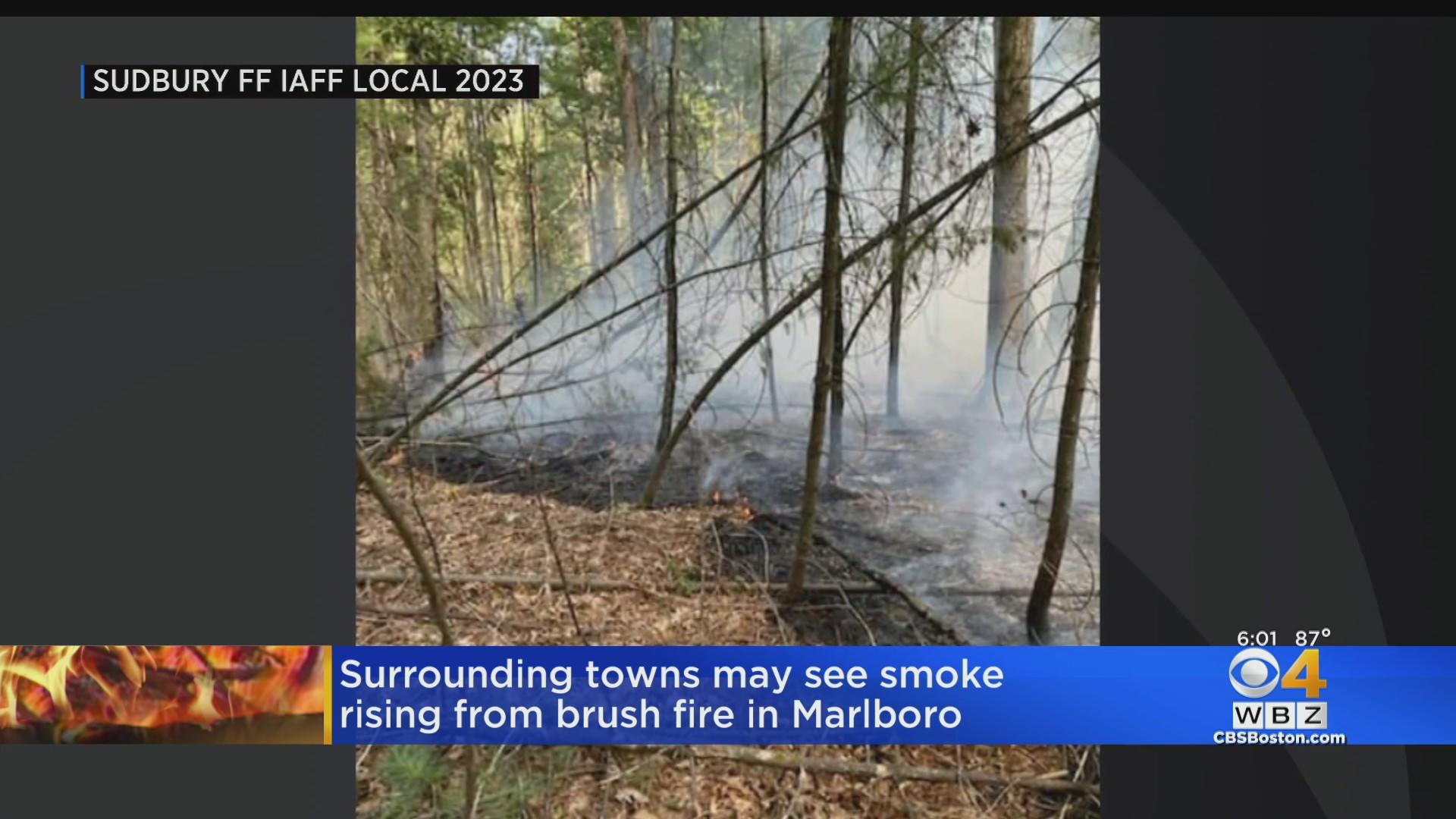 Smoke from brush fires reported in several Massachusetts communities ...