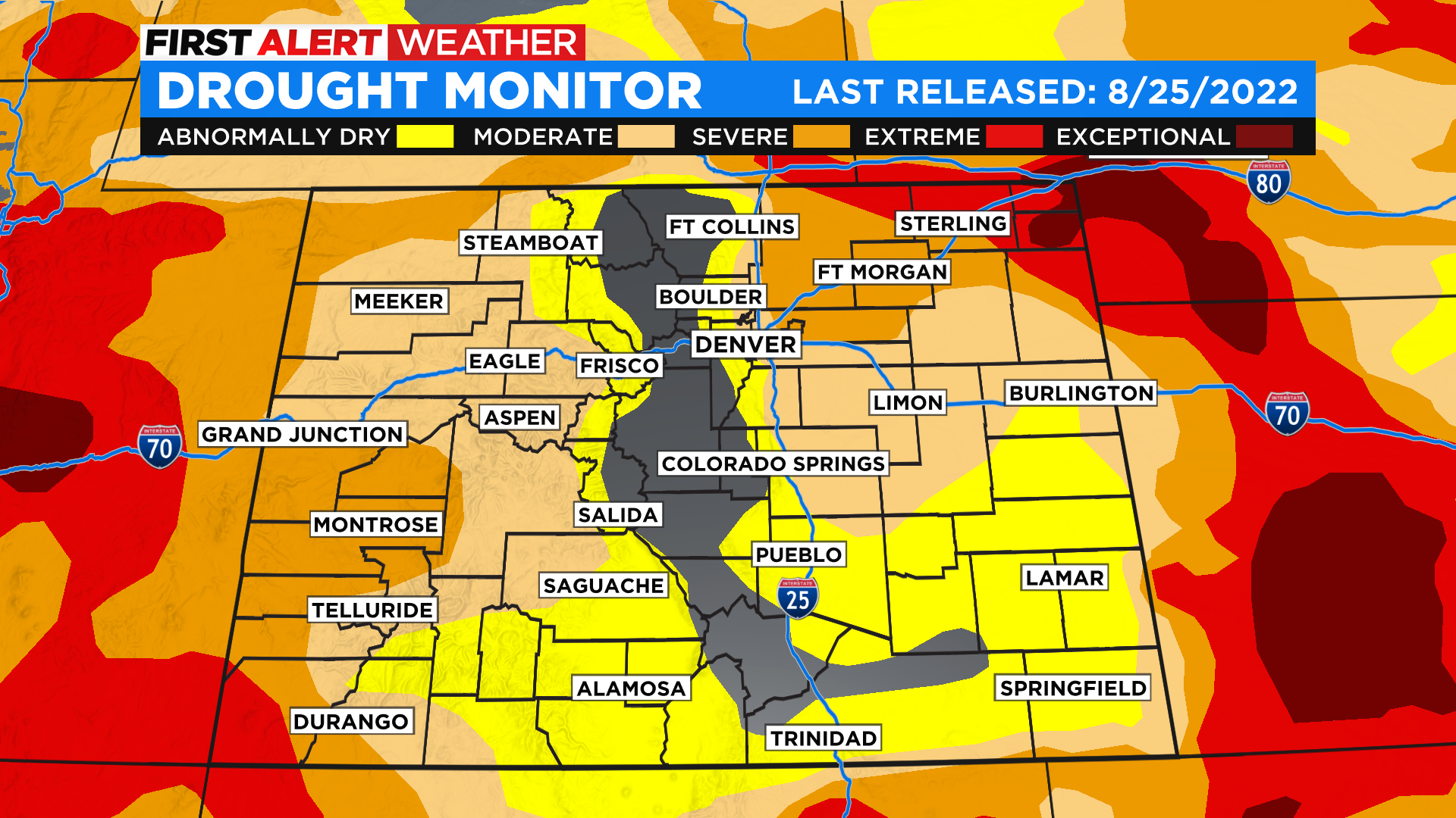 Colorado Weather Drought conditions improve for Front Range CBS Colorado