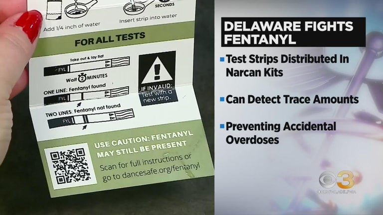 Delaware to include fentanyl test strips in Narcan kits - CBS Philadelphia